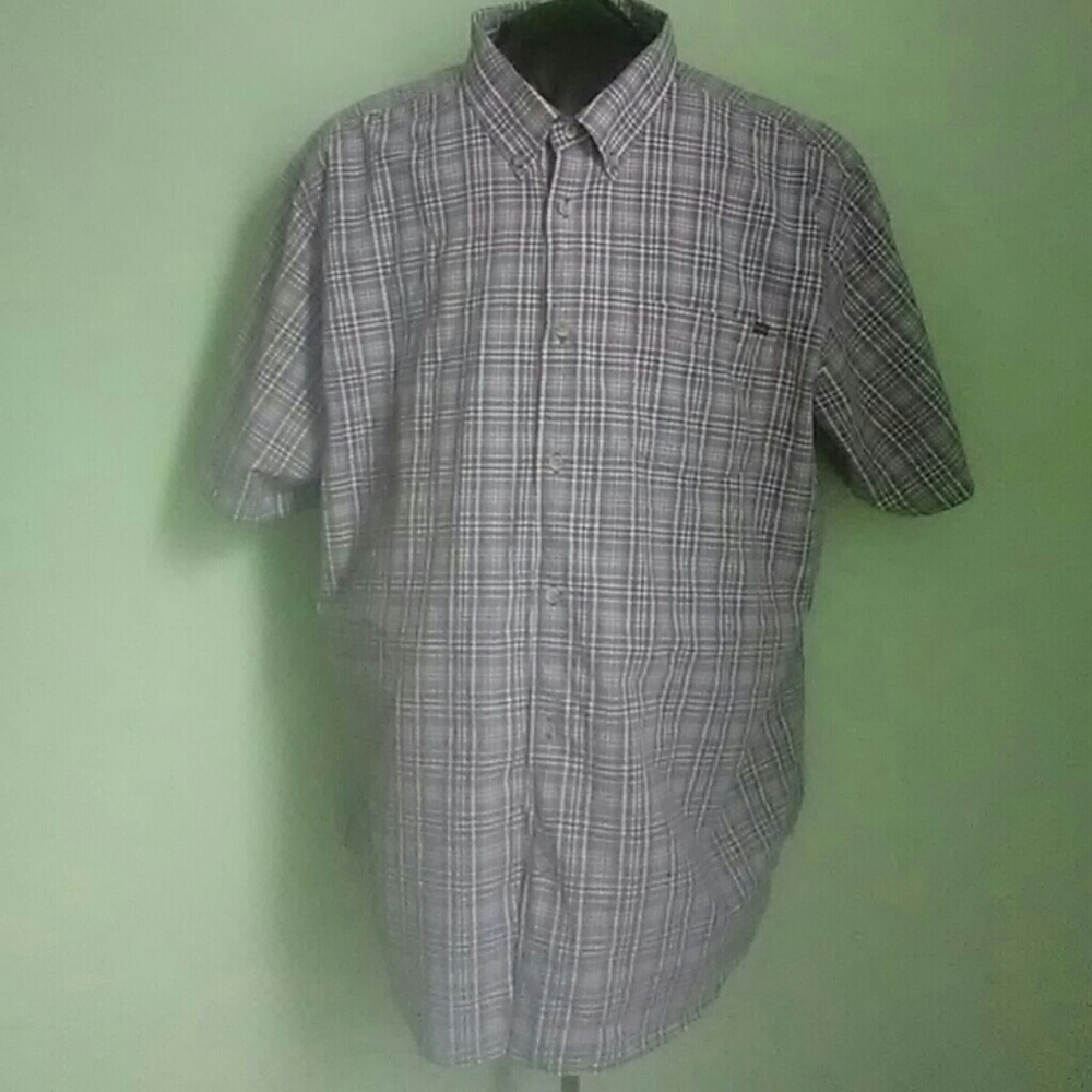 Men Button Down Short Sleeve